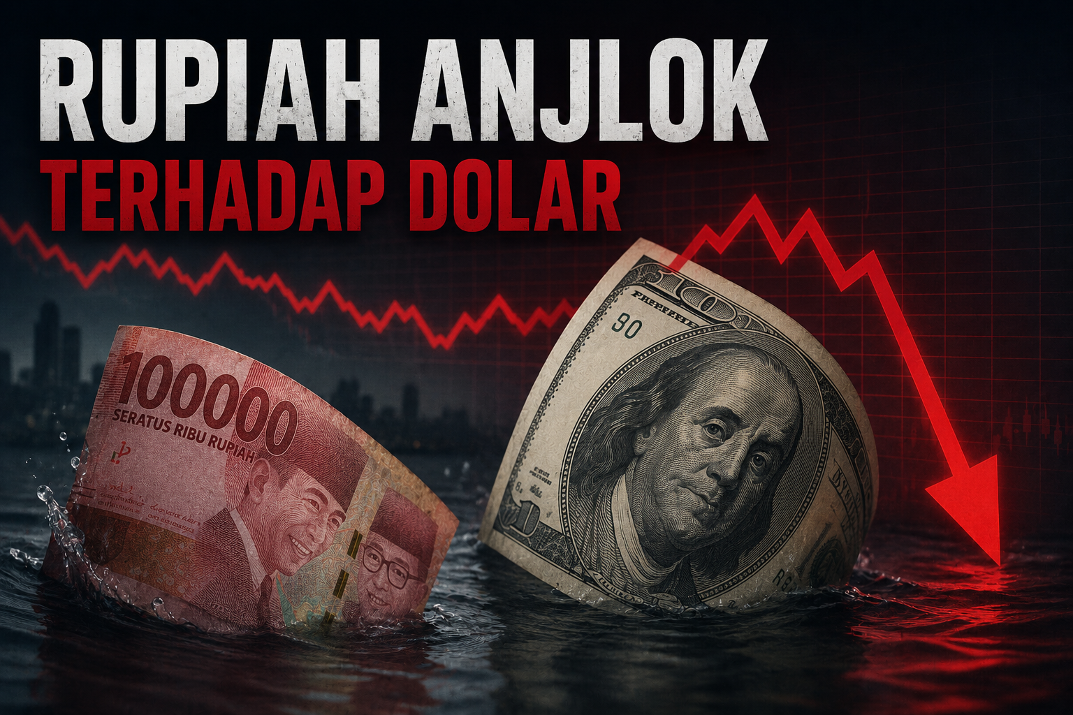 Rupiah Tembus Rp17.614 Per Dolar AS Jadi Titik Terlemah Sepanjang Sejarah.
