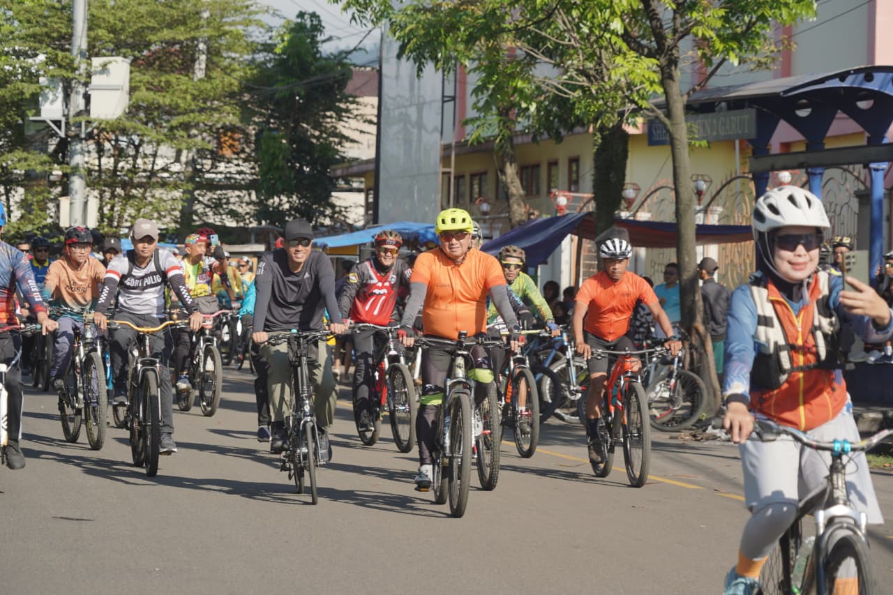 600 Goweser Meriahkan Fun Bike Garut Hebat 2026, Bupati Abdusy Syakur Tekankan Keselamatan